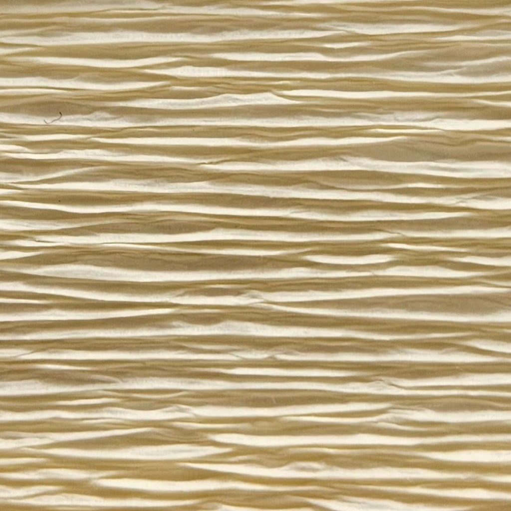 Papier crépon italien CREME CLAIR - 17A1 - 140g/m² Qualité Supérieure - 250 X 50 CM