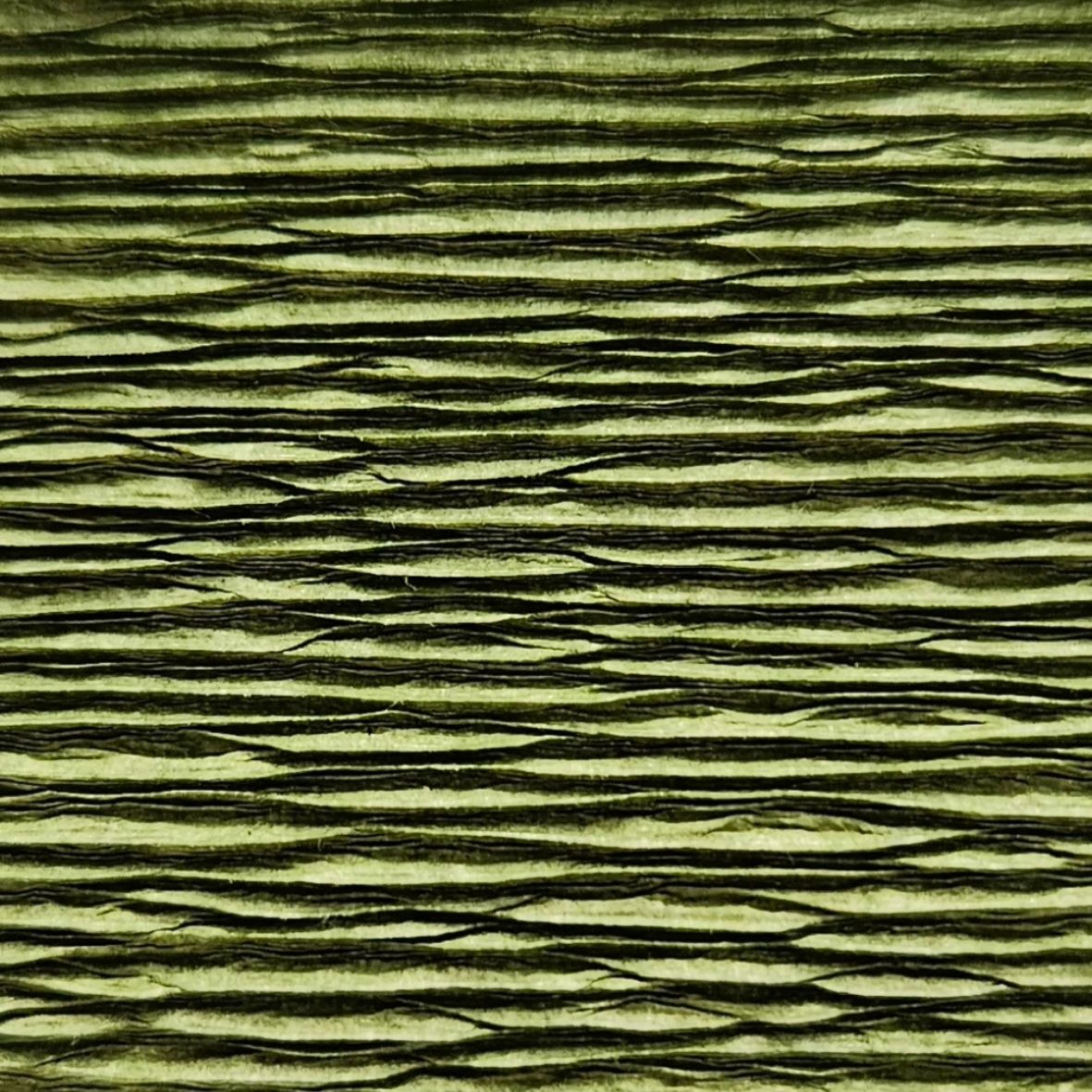 Papier crêpé italien VERT OLIVE 140g/m² Qualité Supérieure 180g