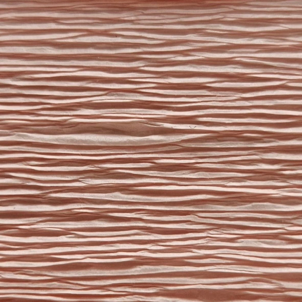 Papier crépon italien ROSE CAMELIA - 548 - 140g/m² Qualité Supérieure - 250 X 50 CM