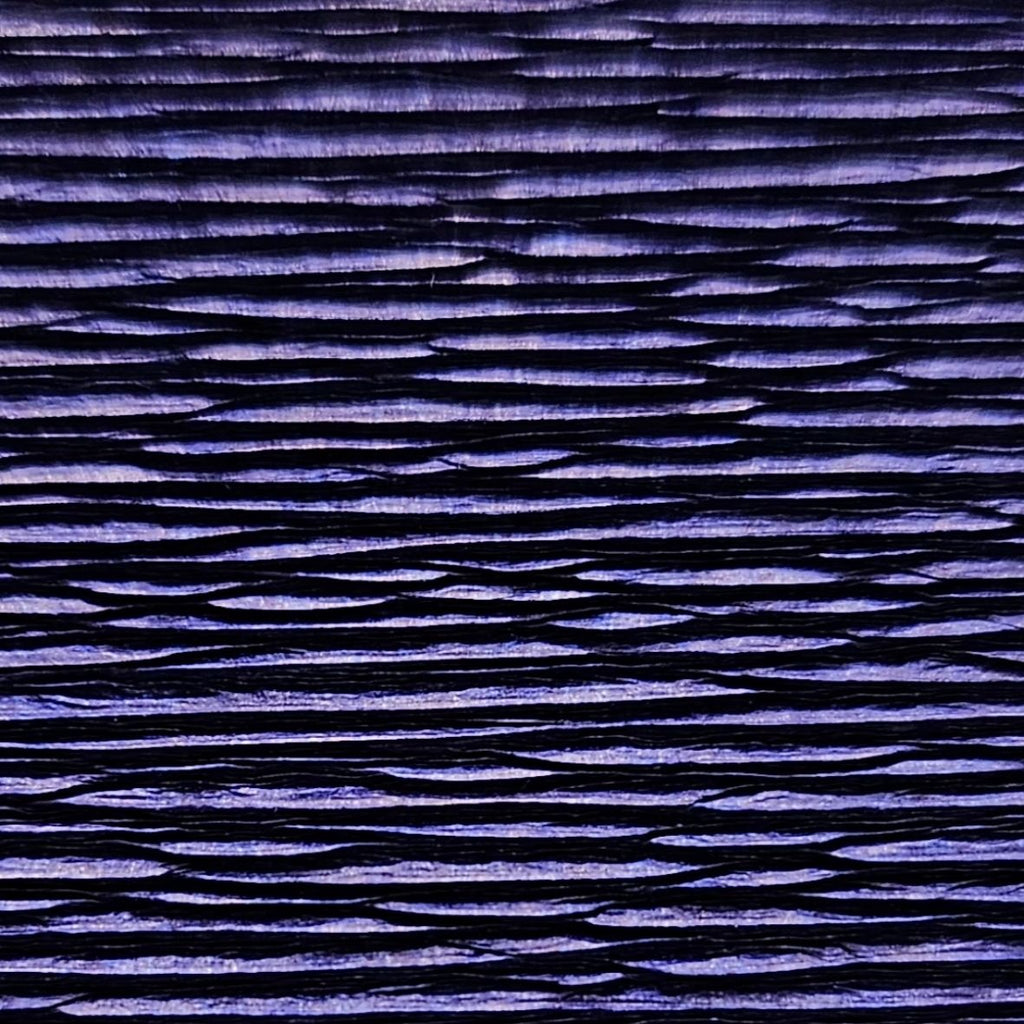 Papier crépon italien BLEU NUIT - 555 - 140g/m² Qualité Supérieure - 250 X 50 CM