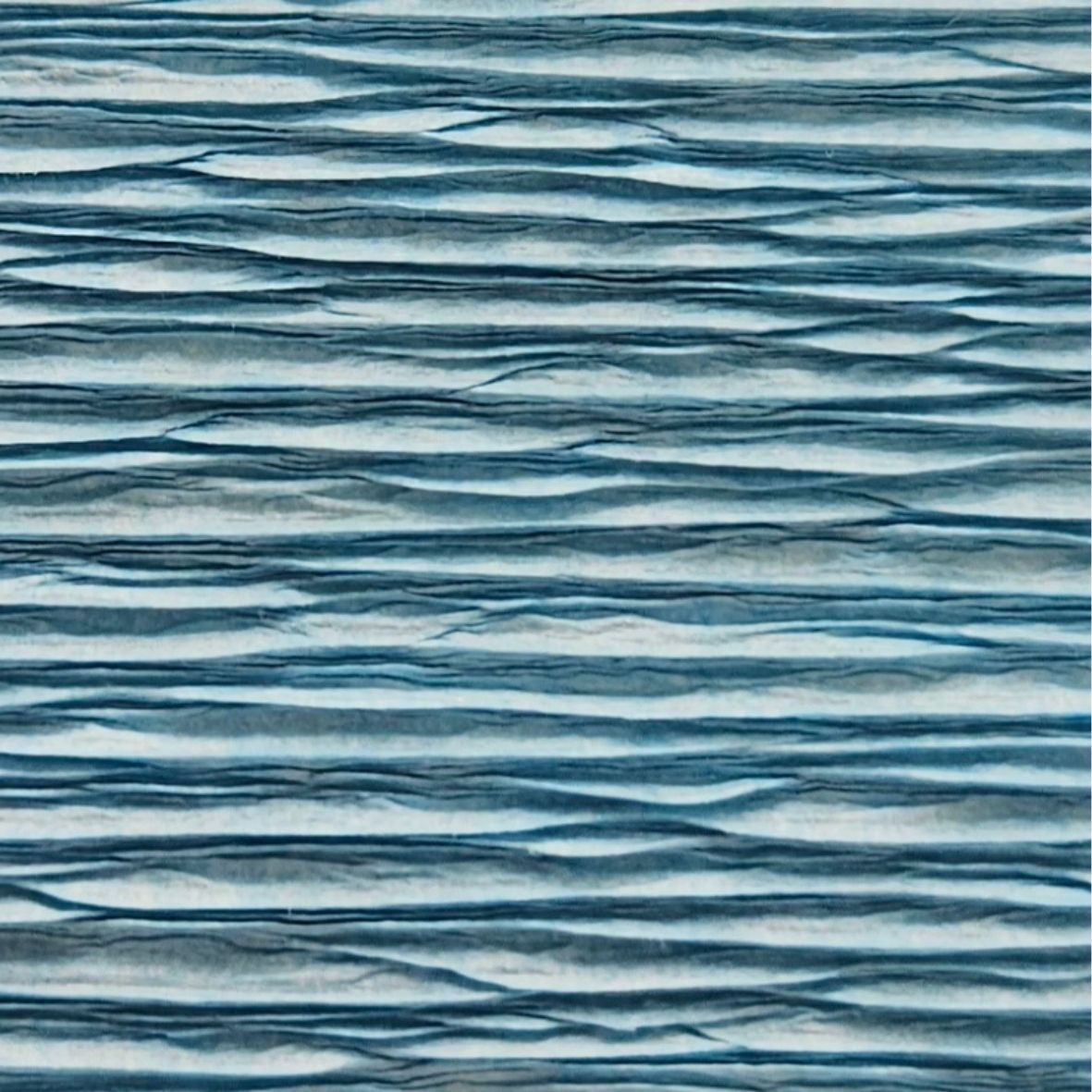 Papier crêpé italien BLEU AZUR 140g/m² Qualité Supérieure 180g