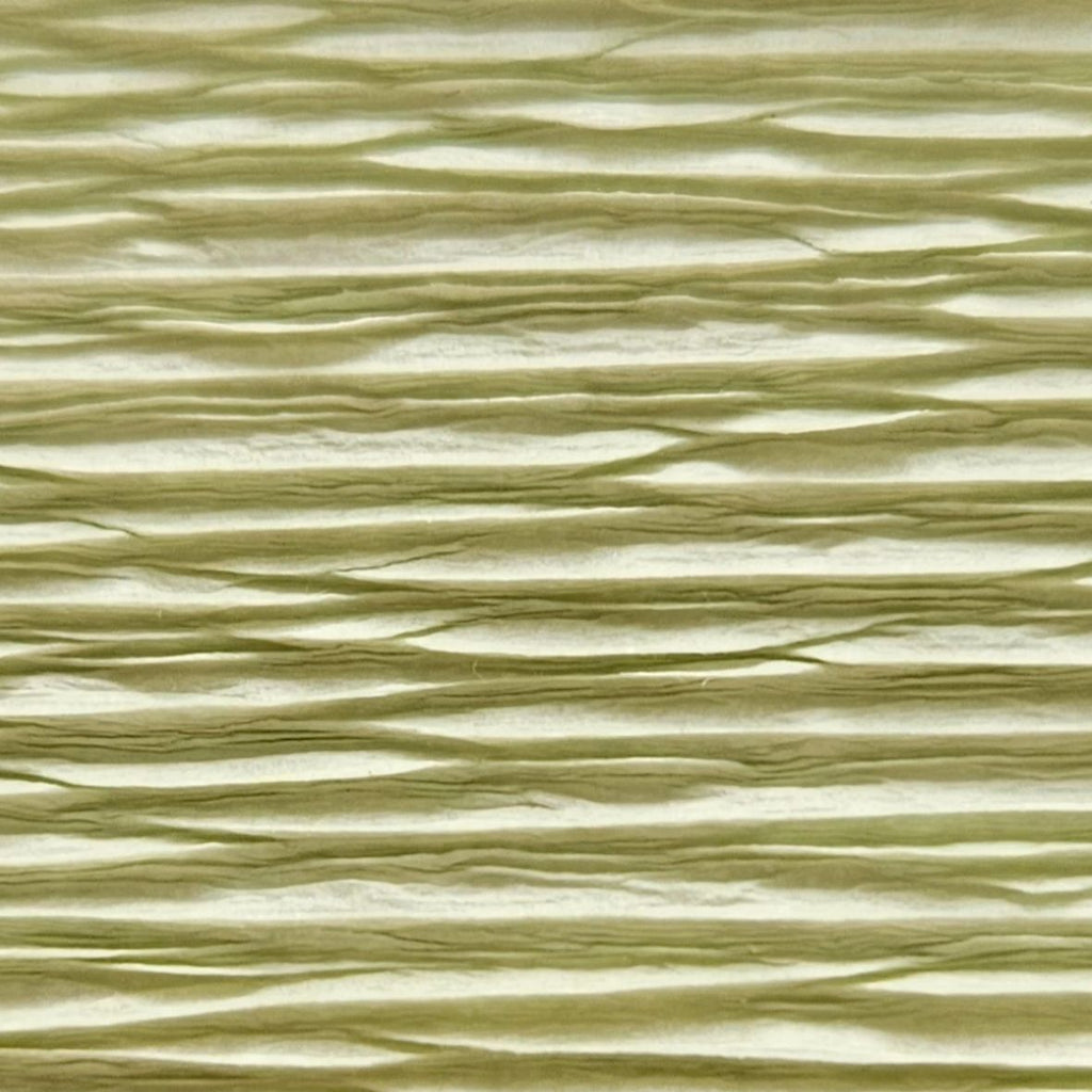 Papier crépon italien VERT D'EAU - 566 - 140g/m² Qualité Supérieure - 250 X 50 CM