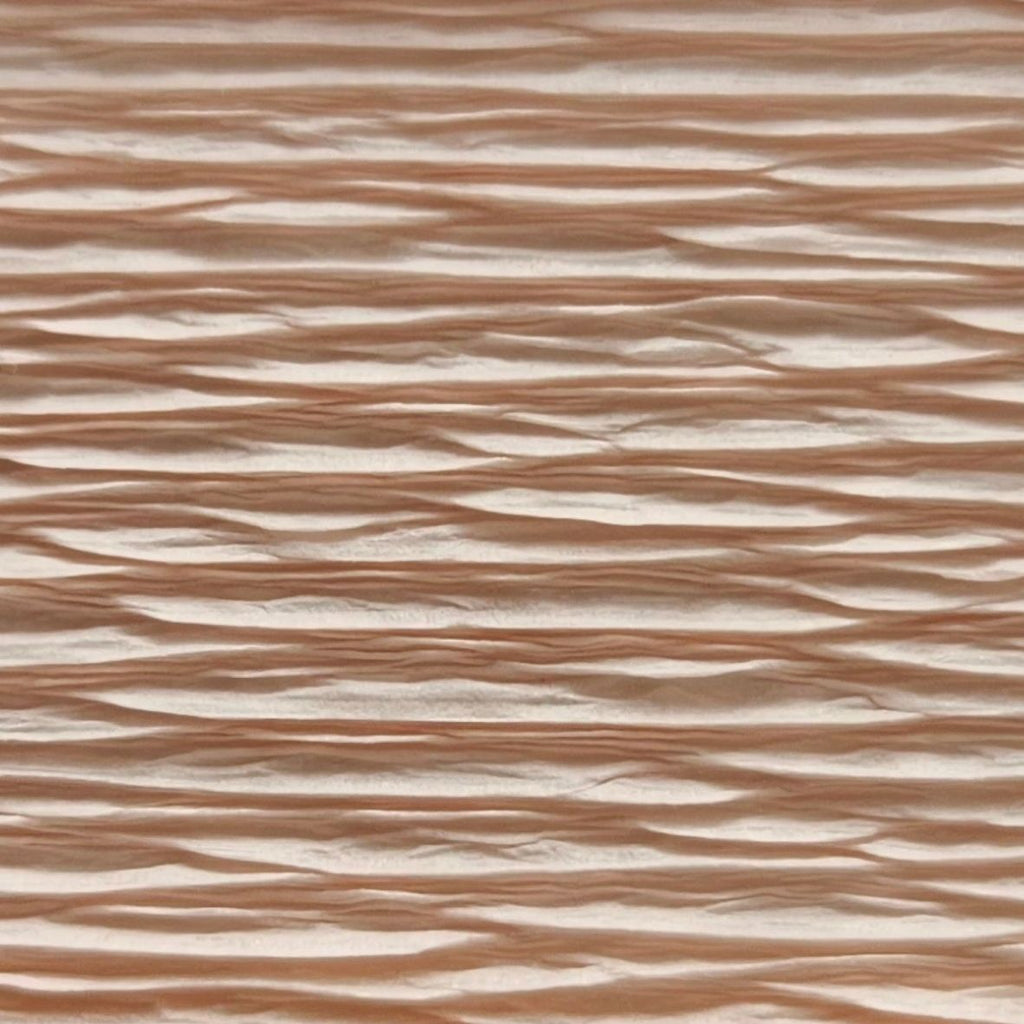 Papier crépon italien ROSE TENDRE - 569 - 140g/m² Qualité Supérieure - 250 X 50 CM