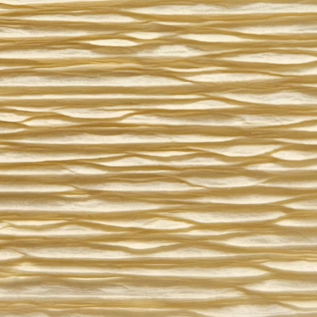 Papier crépon italien CREME - 577 - 140g/m² Qualité Supérieure - 250 X 50 CM