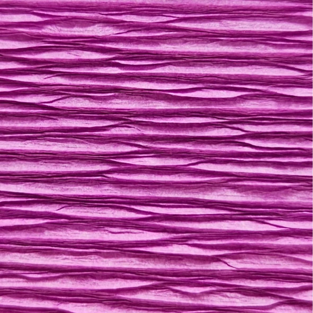 Papier crépon italien LILAS - 590 - 140g/m² Qualité Supérieure - 250 X 50 CM