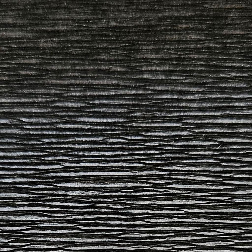 Papier crépon italien NOIR - 602 - 140g/m² Qualité Supérieure - 250 X 50 CM