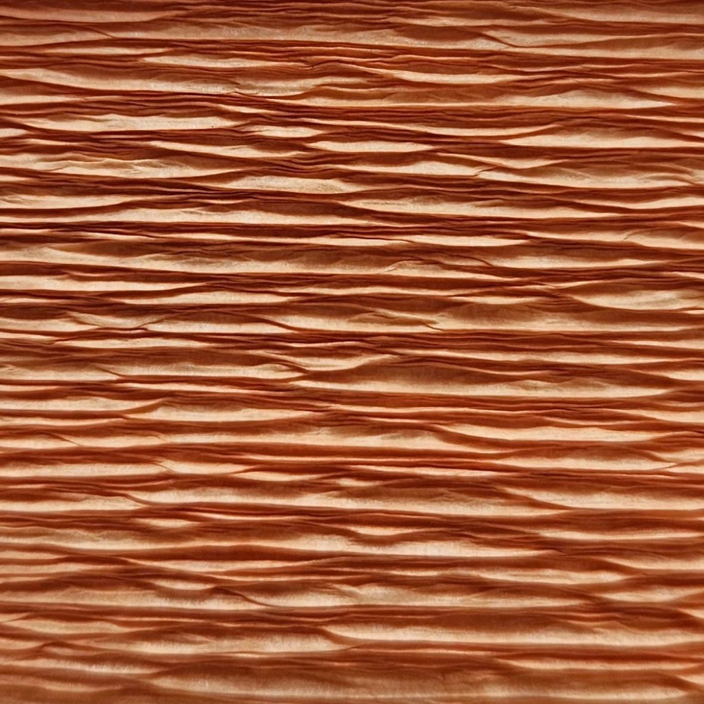 Papier crépon italien ORANGE CITROUILLE - 610 - 140g/m² Qualité Supérieure - 250 X 50 CM