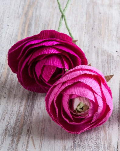 Kit de 5 mini rouleau 25cm x 75cm, dégradé de rose