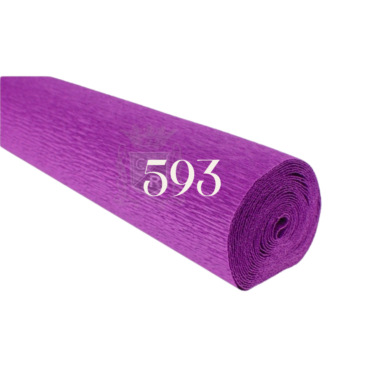 Papier crépon italien VIOLET - 593 - 140g/m² Qualité Supérieure - 250 X 50 CM