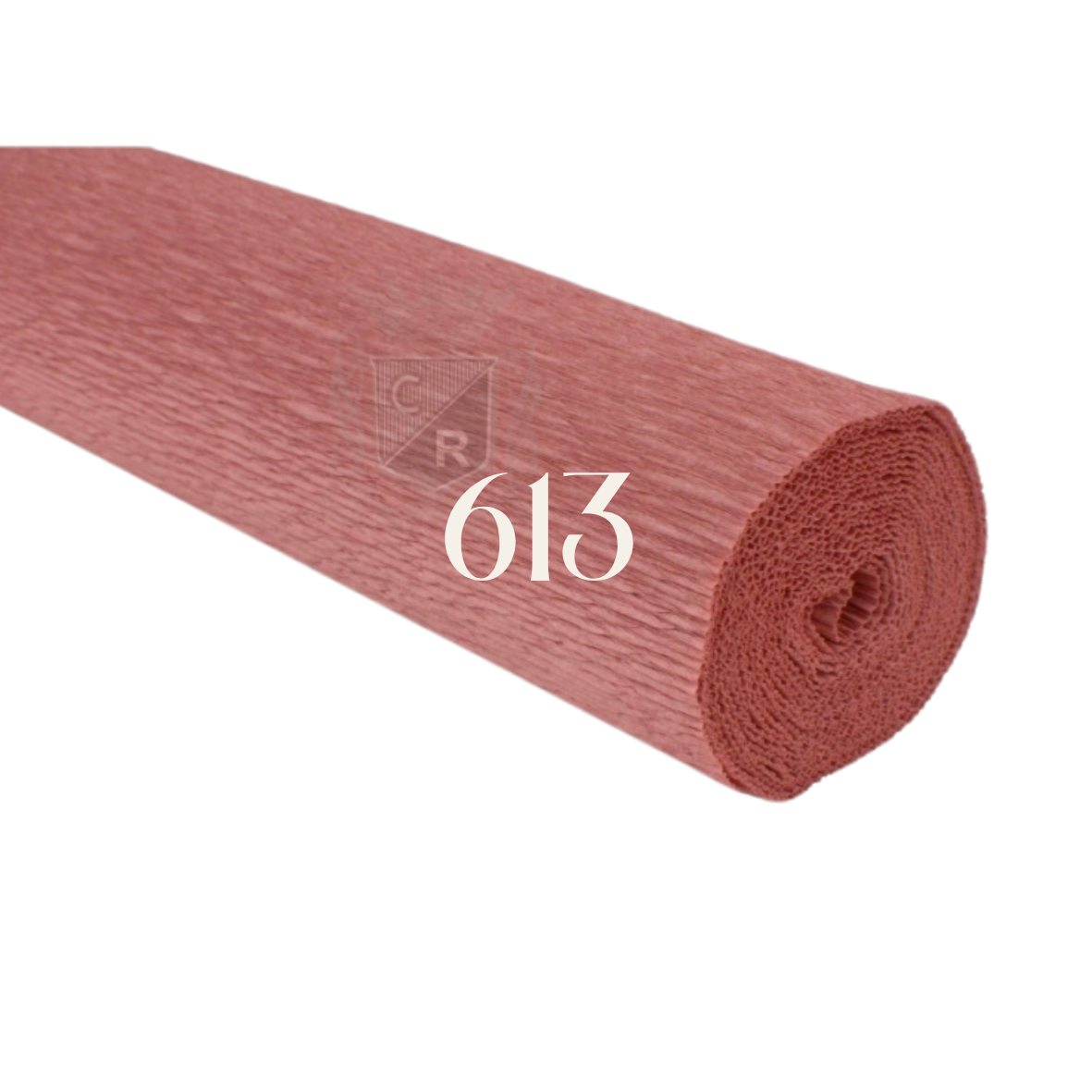 Papier crépon italien ROSE MARRON ANTIQUE - 613/1 - 140g/m² Qualité Supérieure - 250 X 50 CM