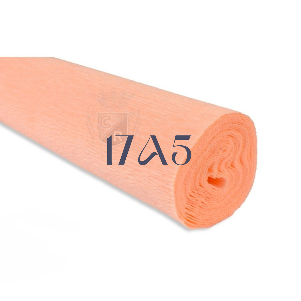 Papier crépon italien PECHE - 17A5 - 140g/m² Qualité Supérieure - 250 X 50 CM