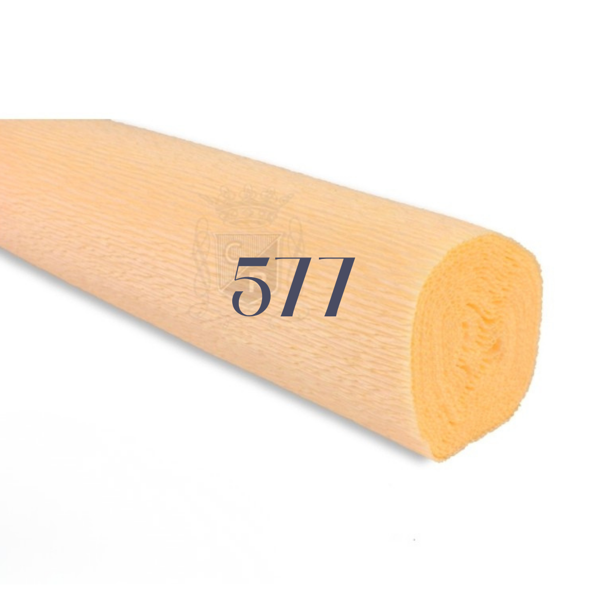Papier crépon italien CREME - 577 - 140g/m² Qualité Supérieure - 250 X 50 CM