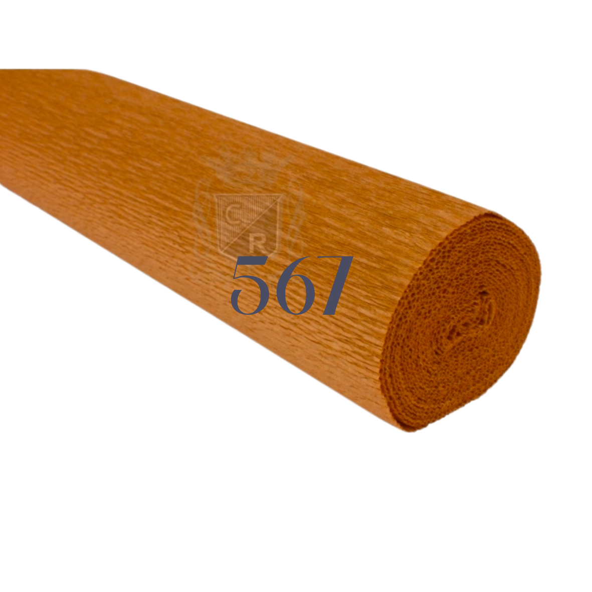 Papier crépon italien MARRON NOISETTE - 567 - 140g/m² Qualité Supérieure - 250X50 CM