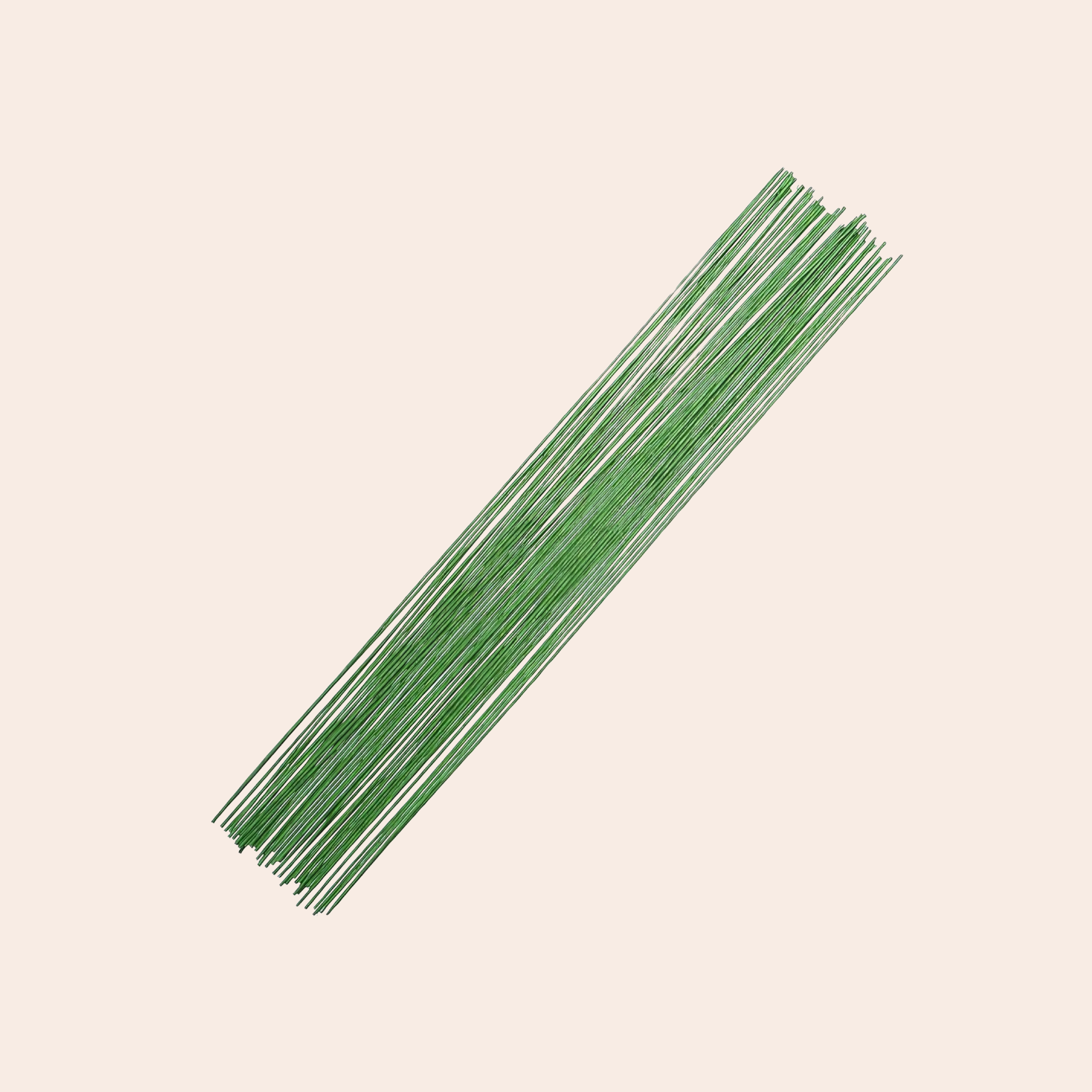 Fil de fer Fleuriste vert clair, L.40cm, diam.1mm, lot de 25