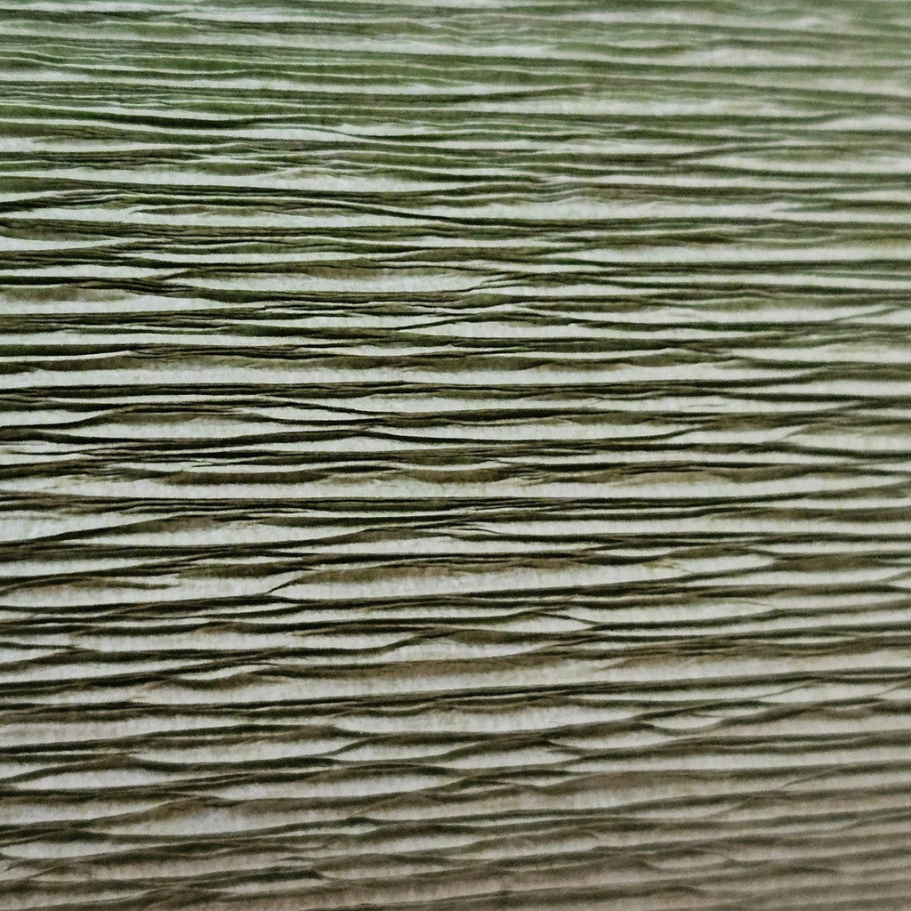 Papier crépon italien VERT SAUGE - 562 - 140g/m2 Qualité supérieure - 250 X 50 CM