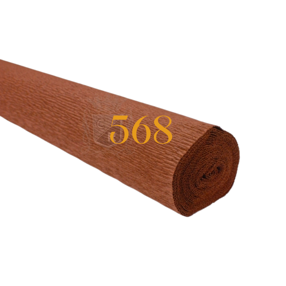 Papier crépon italien MARRON FONCE - 568 - 140g/m² Qualité Supérieure - 250 X 50 CM