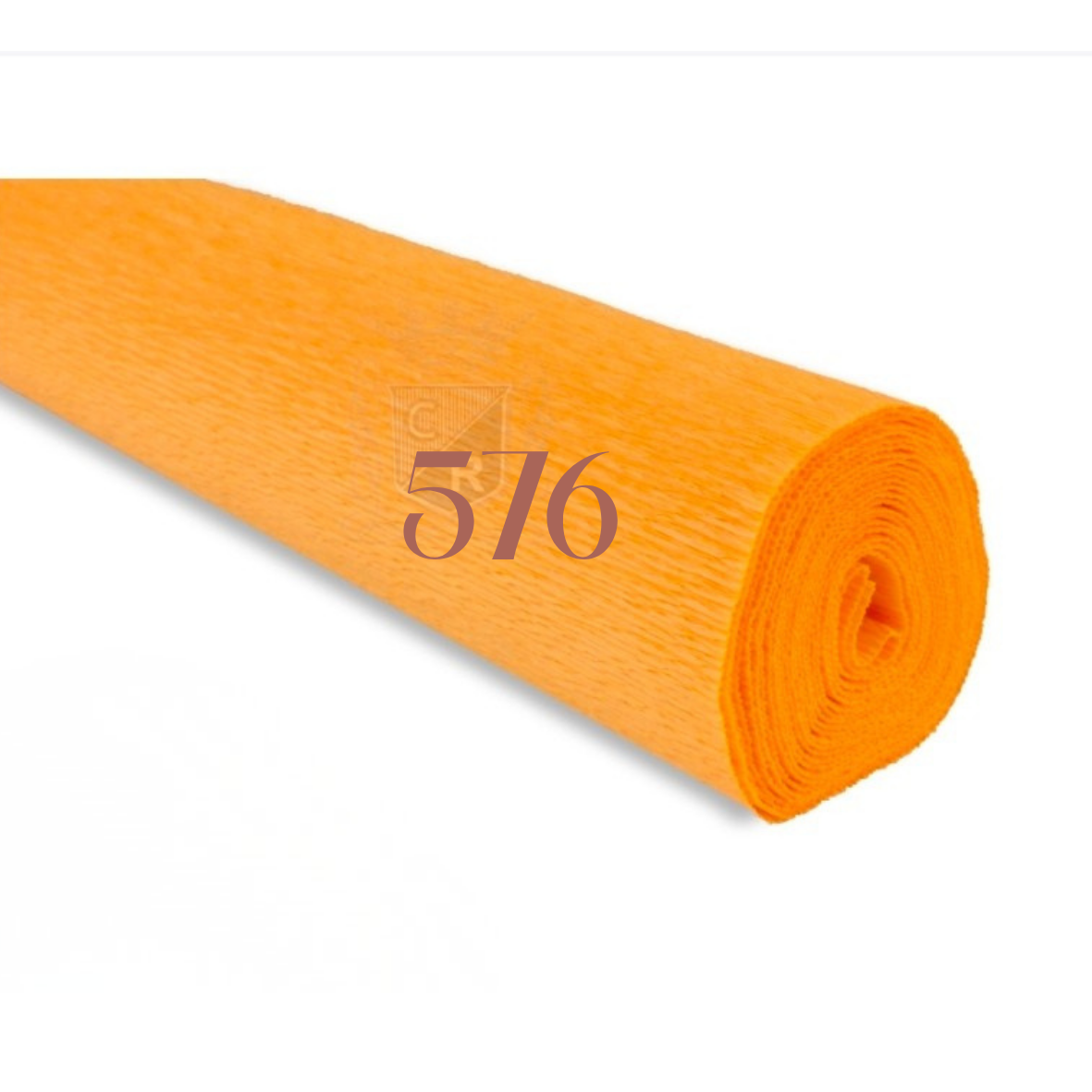 Papier crépon italien JAUNE - 576 - 140g/m² Qualité Supérieure - 250 X 50 CM