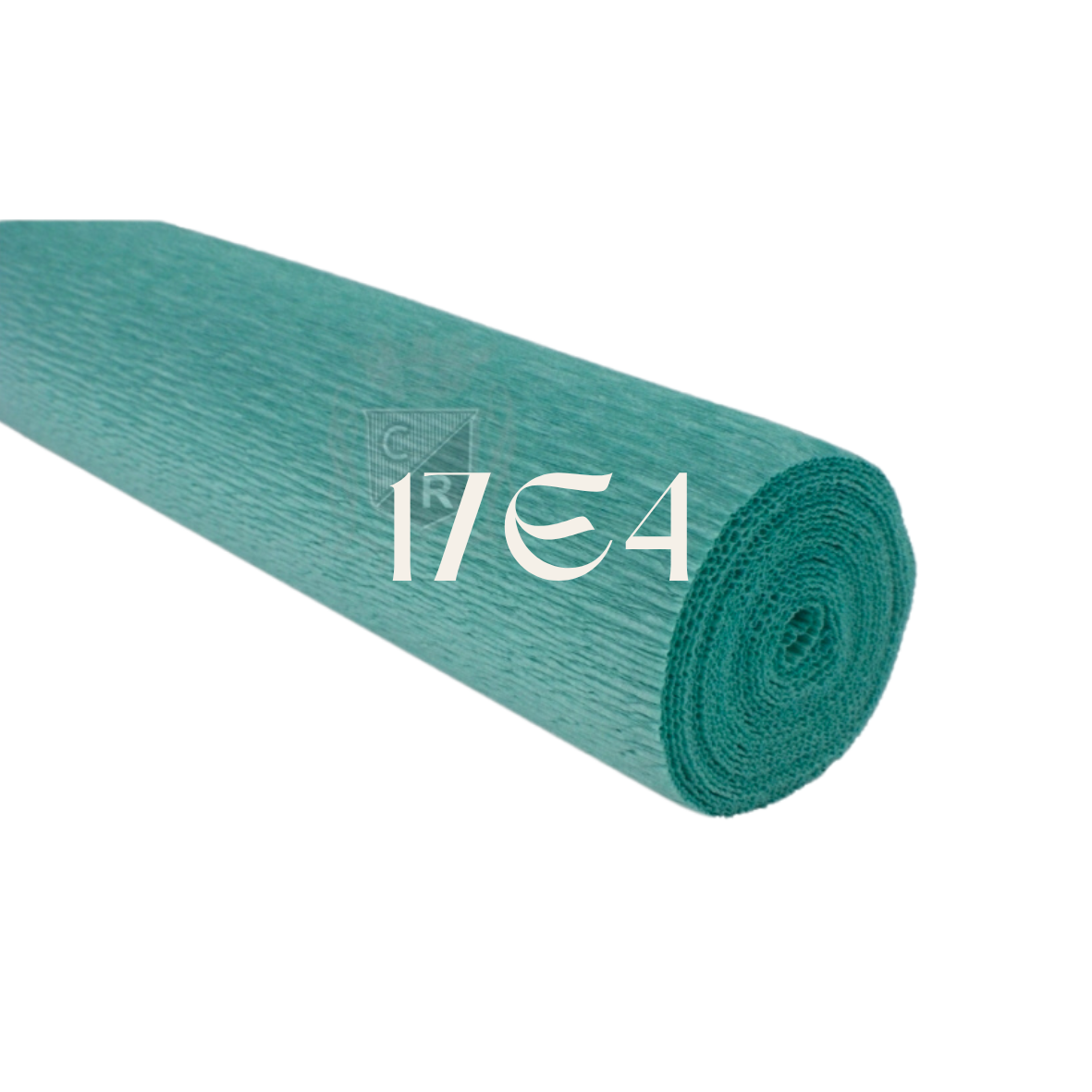 Papier crépon italien VERT TIFFANY - 17E4 - 140g/m² Qualité Supérieure - 250 X 50 CM