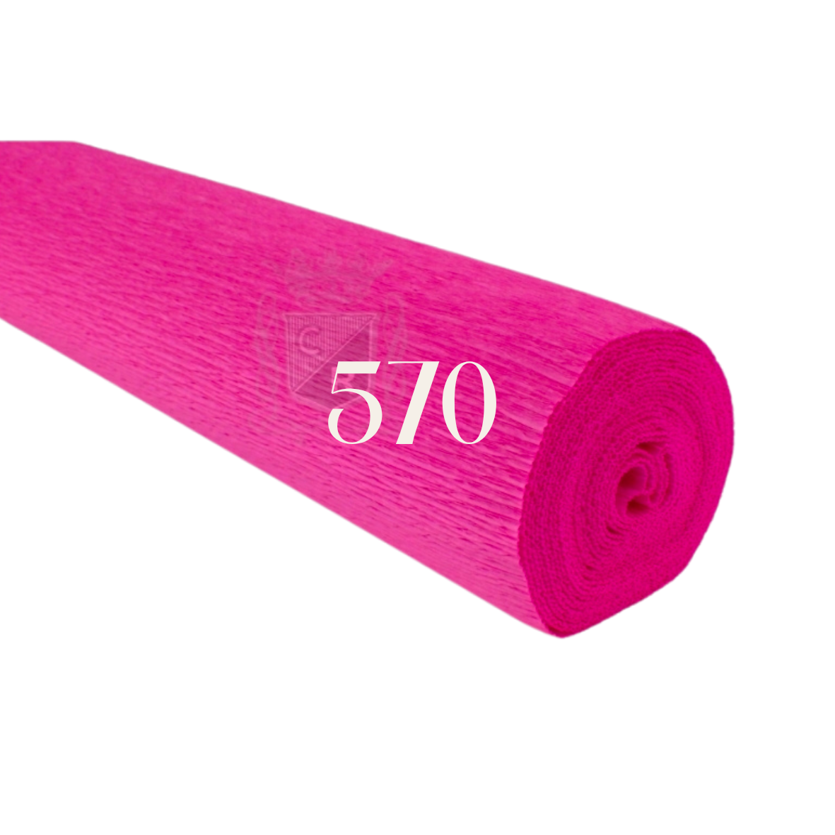 Papier crépon italien FUCHSIA - 570 - 140g/m² Qualité Supérieure - 250 X 50 CM
